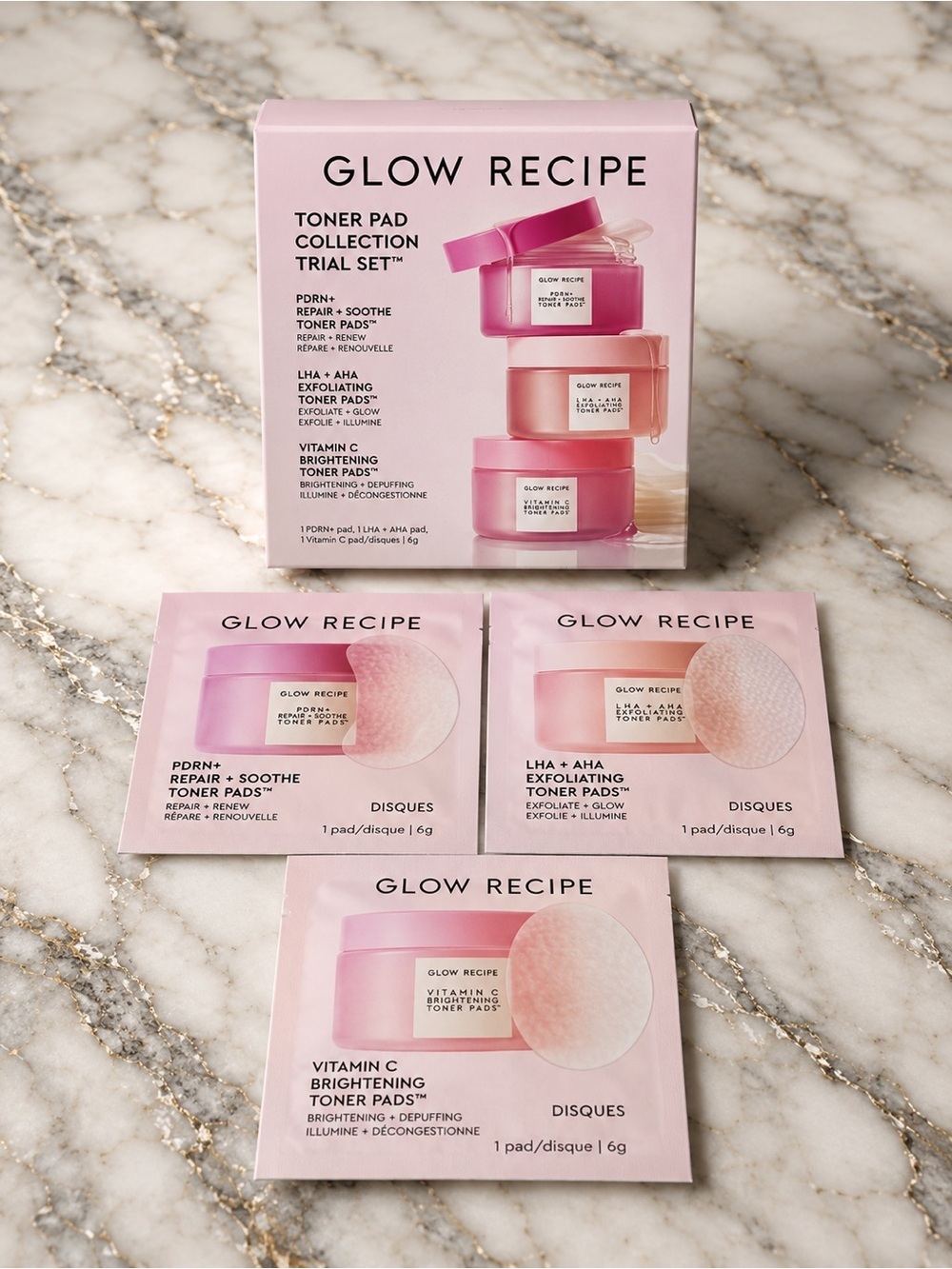 Glow Recipe Toner Pad Collection Trial Set, BNIB!